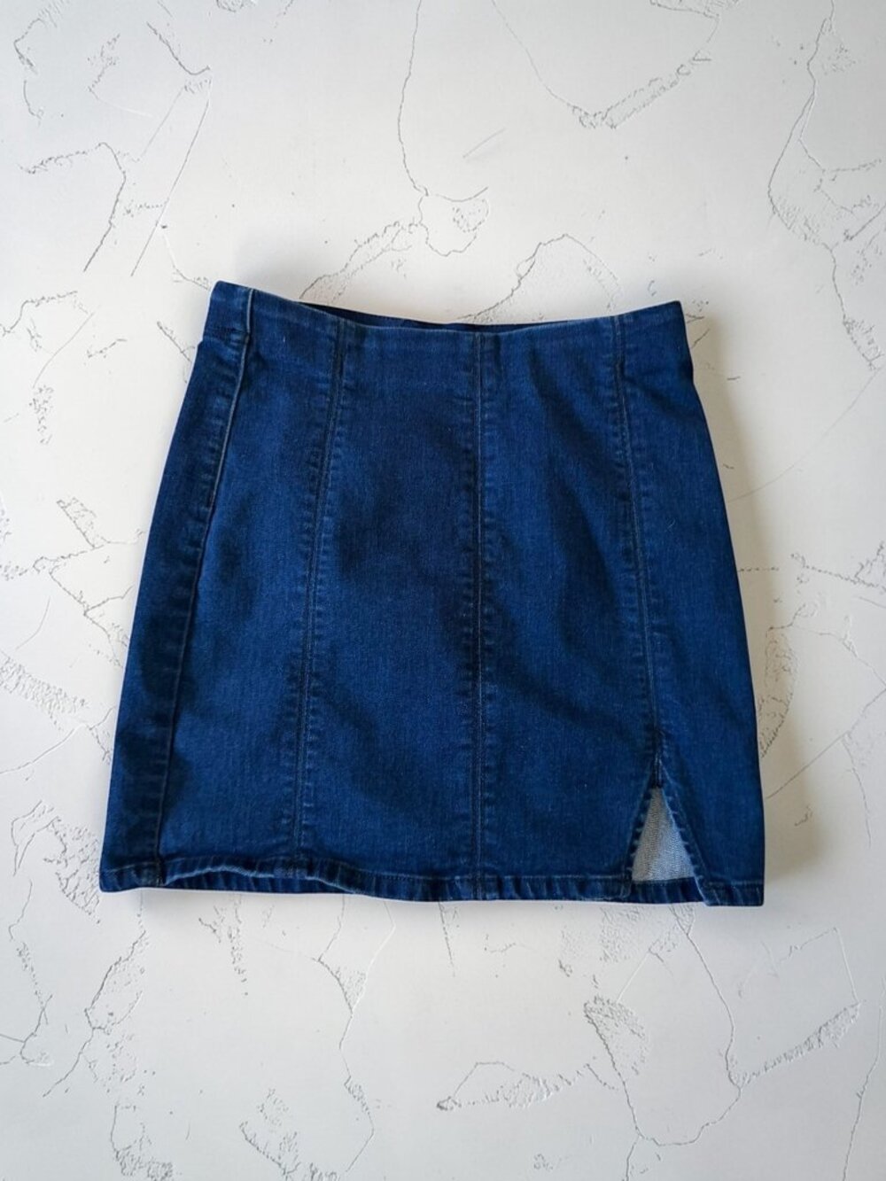 FREE PEOPLE Denim Mini Skirt Size XS Womens